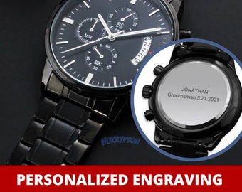 Groomsmen Gift Ideas, Watch, Wedding Gift for Man, Usher Gift, Gift for Groomsman, Best Man Gift Idea, Groomsmen Watch, Father of Groom Gift