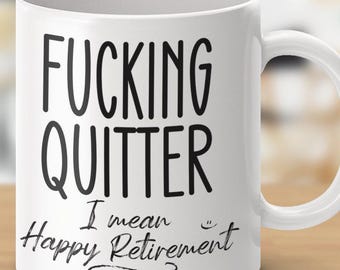 Professional Quitter Happy Retirement Mugs