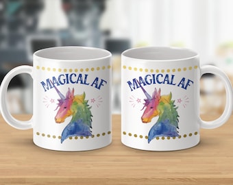 Unicorn Magic Power - Magical AF Mugs