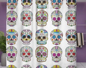 Sugar Skull Shower Curtain