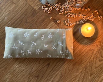 Eye pillow *Organic spelt grains* Yoga| Grain pillow| Migraine | also available mixed with lavender flowers | Cover removable and washable