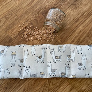 Organic spelt grain pillow Lama 3, 4.5 or 6 chambers so sweet image 1