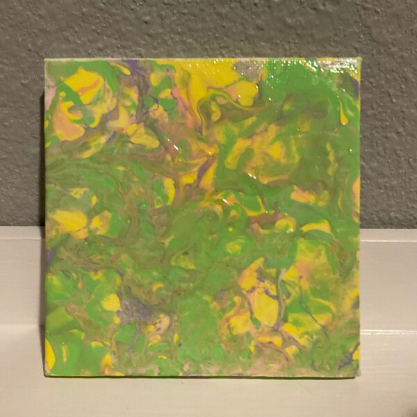 Acrylic Pour Painted Furniture Etsy