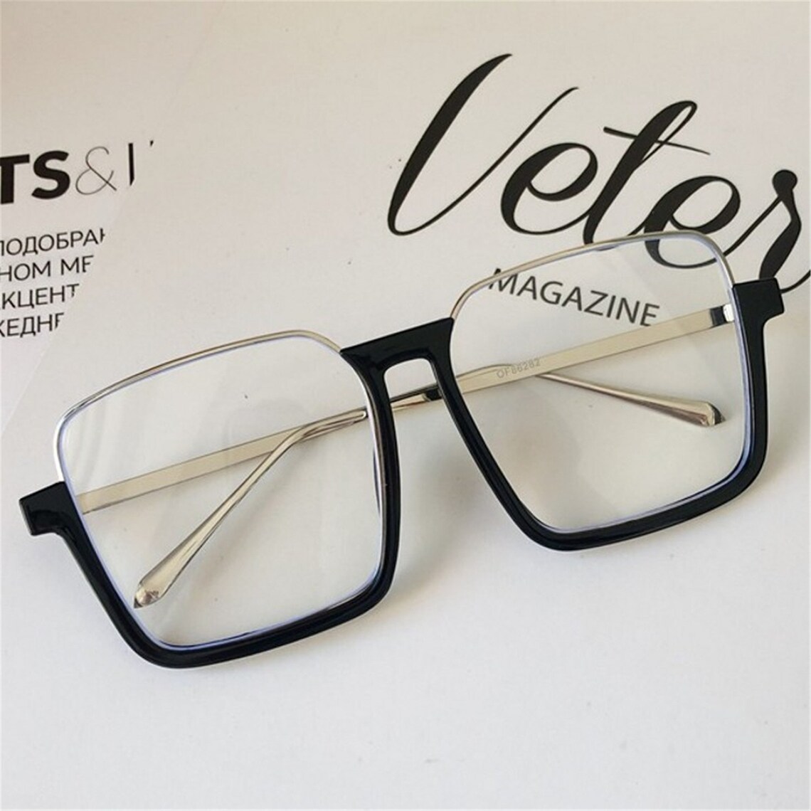 Lunettes De Lecture Inlefen Demi-Lune - Cadre Métal - Lentilles +2.5 - Charnières Ressort - Unisexe
