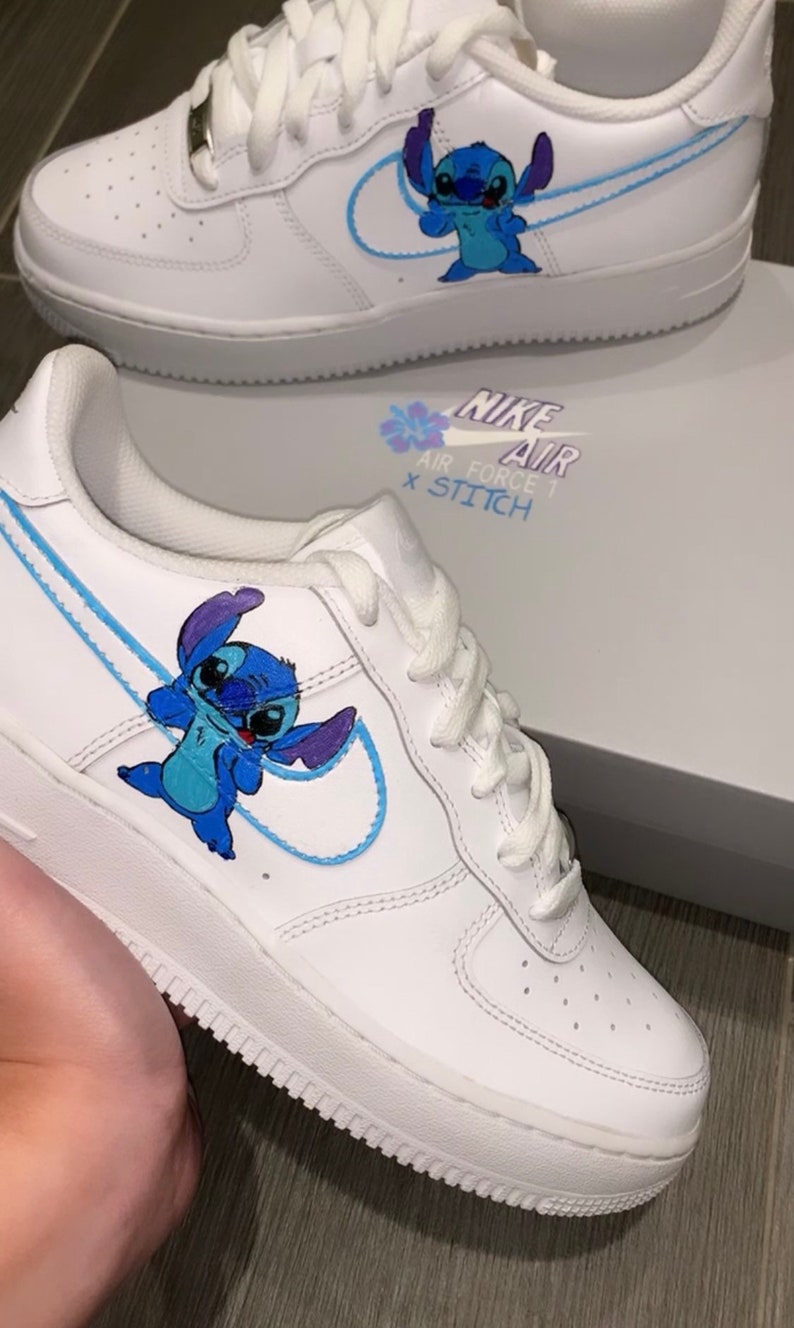 Custom Stitch Nike AF1 Disney Air Force 1 | Etsy