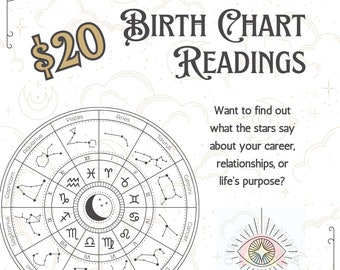 Astrology Birth Chart Readings - Read pictures for info!