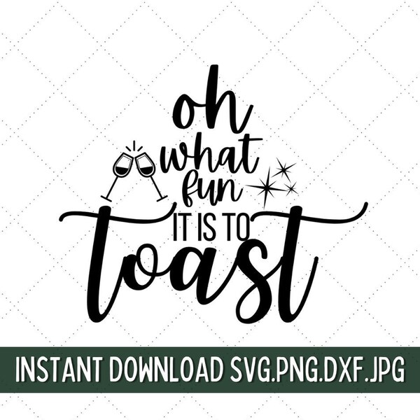 Oh What Fun SVG | Winter SVG | Tumbler svg | Alcohol svg | Cute Christmas svg | Funny Christmas svg | Wine svg | Christmas Wine svg