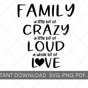 Cute Family SVG, Farmhouse svg, House svg, DIGITAL DOWNLOAD, Home Sign svg, svg Files for Cricut, Wood Sign svg