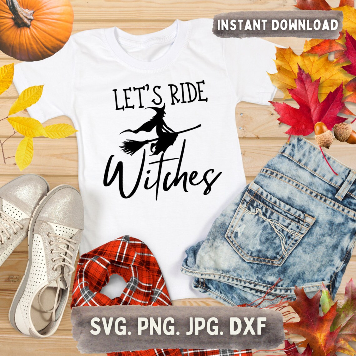 Let's Ride Witches SVG Basic Witch SVG Witches Brew SVG | Etsy