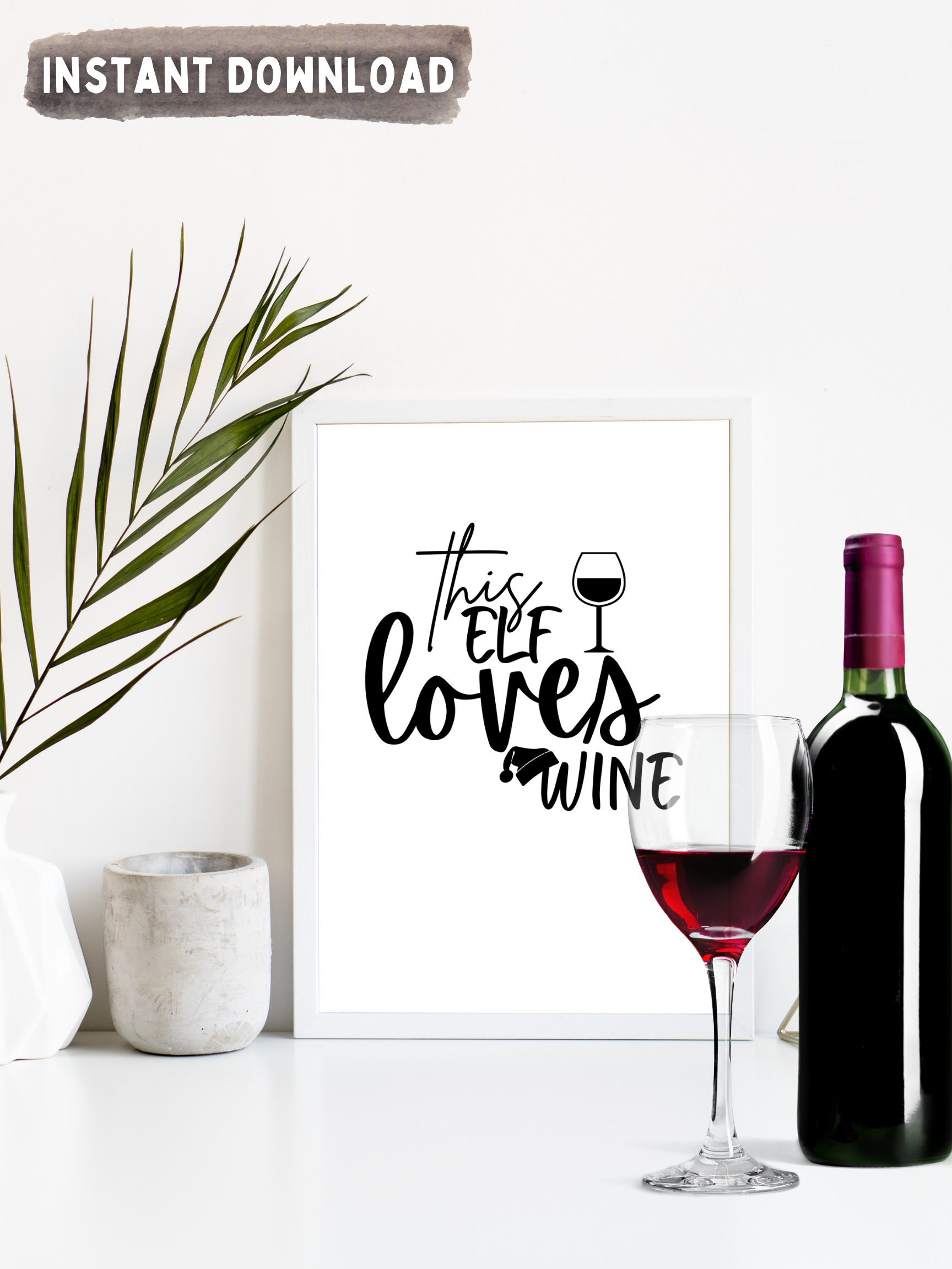 Download Christmas Wine SVG Cute Christmas svg Winter SVG Tumbler ...