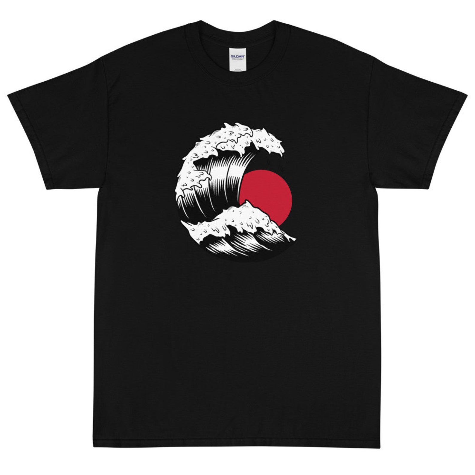 Japanese Wave TShirt Hokusai Wave Visit Japan Tshirt Etsy