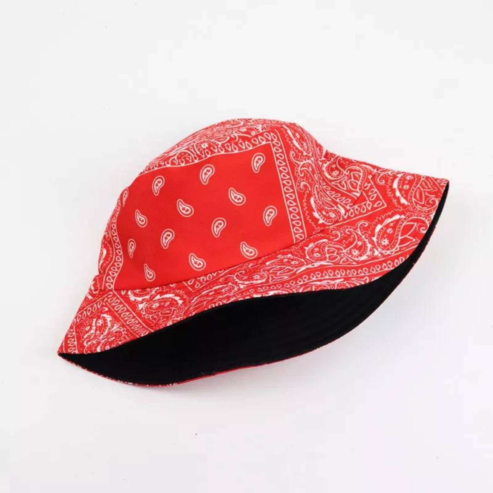 Bandana Hats Bandana Bucket Hats Paisley Print Hats Cool Etsy