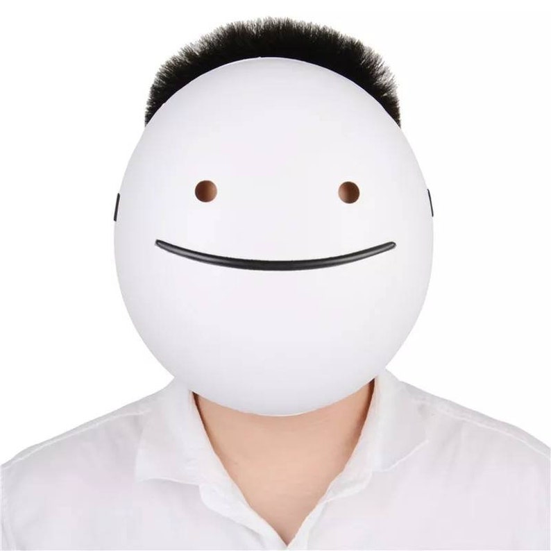 Dream Smp Cosplay Mask Dream Team Smp Mask Dsmp Smiley Face Etsy UK