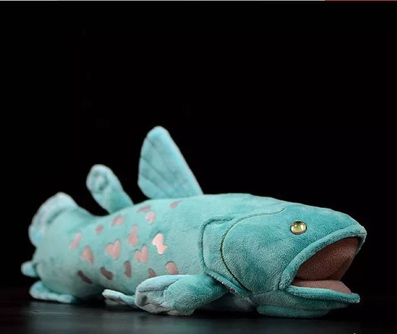 Realistic Ocean Animal Model Figurine Kids Toy Gift Home Decor Coelacanth 