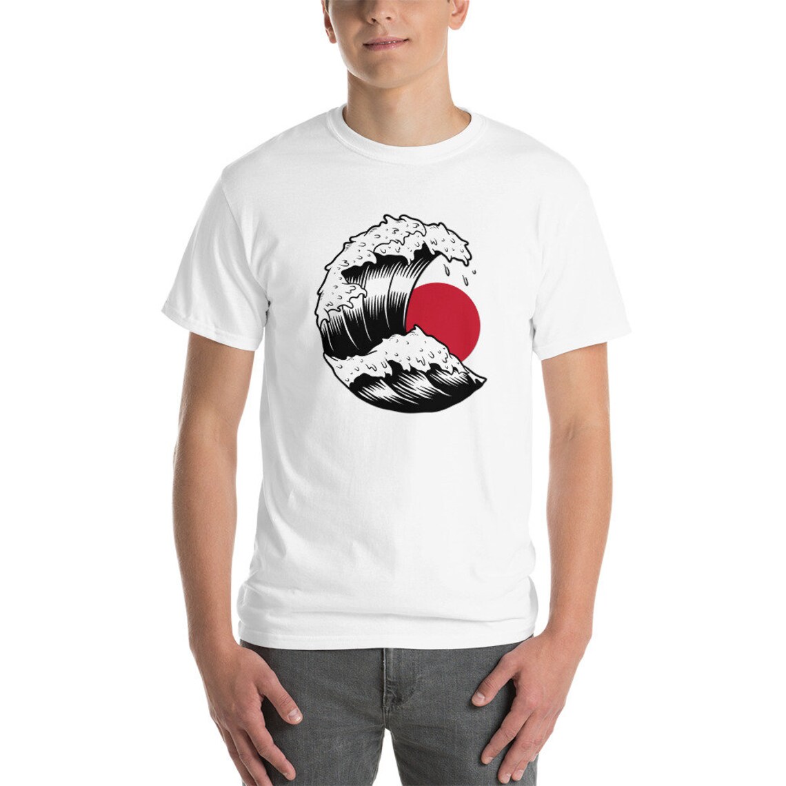 Japanese Wave TShirt Hokusai Wave Visit Japan Tshirt Etsy