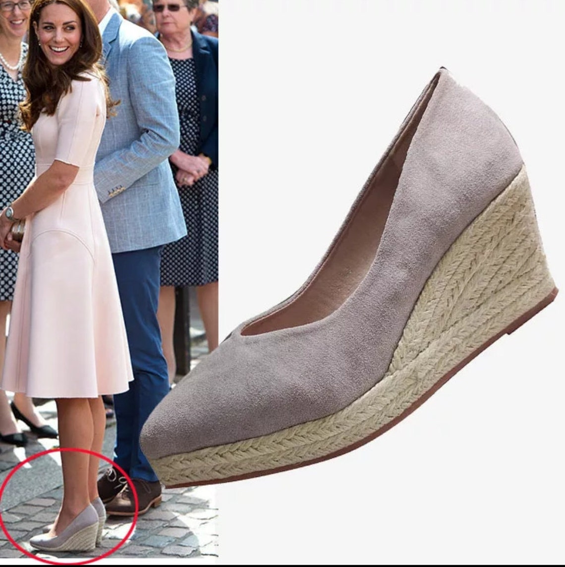 kate middleton espadrille wedges
