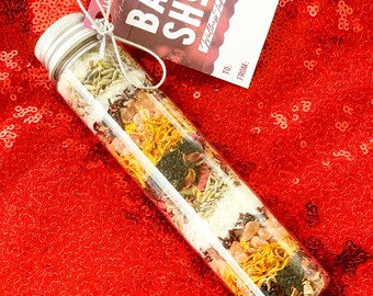 Bath Shot - Wellness Infusion - 4 salts and 4 dried flowers