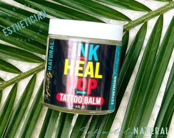 Ink Heal POP - Tattoo Balm - Esthetician Developed - All Natural Handmade in Small Batches