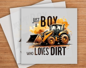 Dirt Truck Kids DTF Transfer: Playful Off-Road Graphic