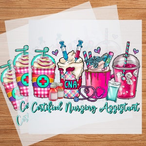 CNA DTF Transfer: DIY Nursing Apparel Iron-on Decal