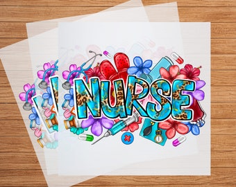 Nurse DTF Transfer: DIY Medical Apparel Iron-on Decal