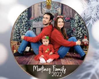 Personalized Photo Ornament: Custom Acrylic Christmas Keepsake