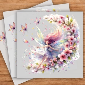 Fairy DTF Transfer: Enchanting Floral Fantasy Design, Ready to Press