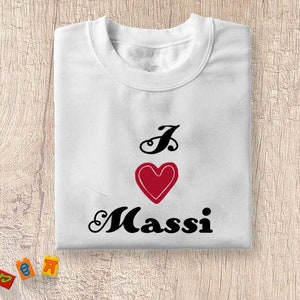 I&#39;m as lucky as can be as the best Massi in the world belongs to me. Honour the Massi in your life with this cute embroidered tee.