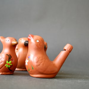2 Ceramic Bird Whistles|Clay Bird Water Whistles|Wholesale Available