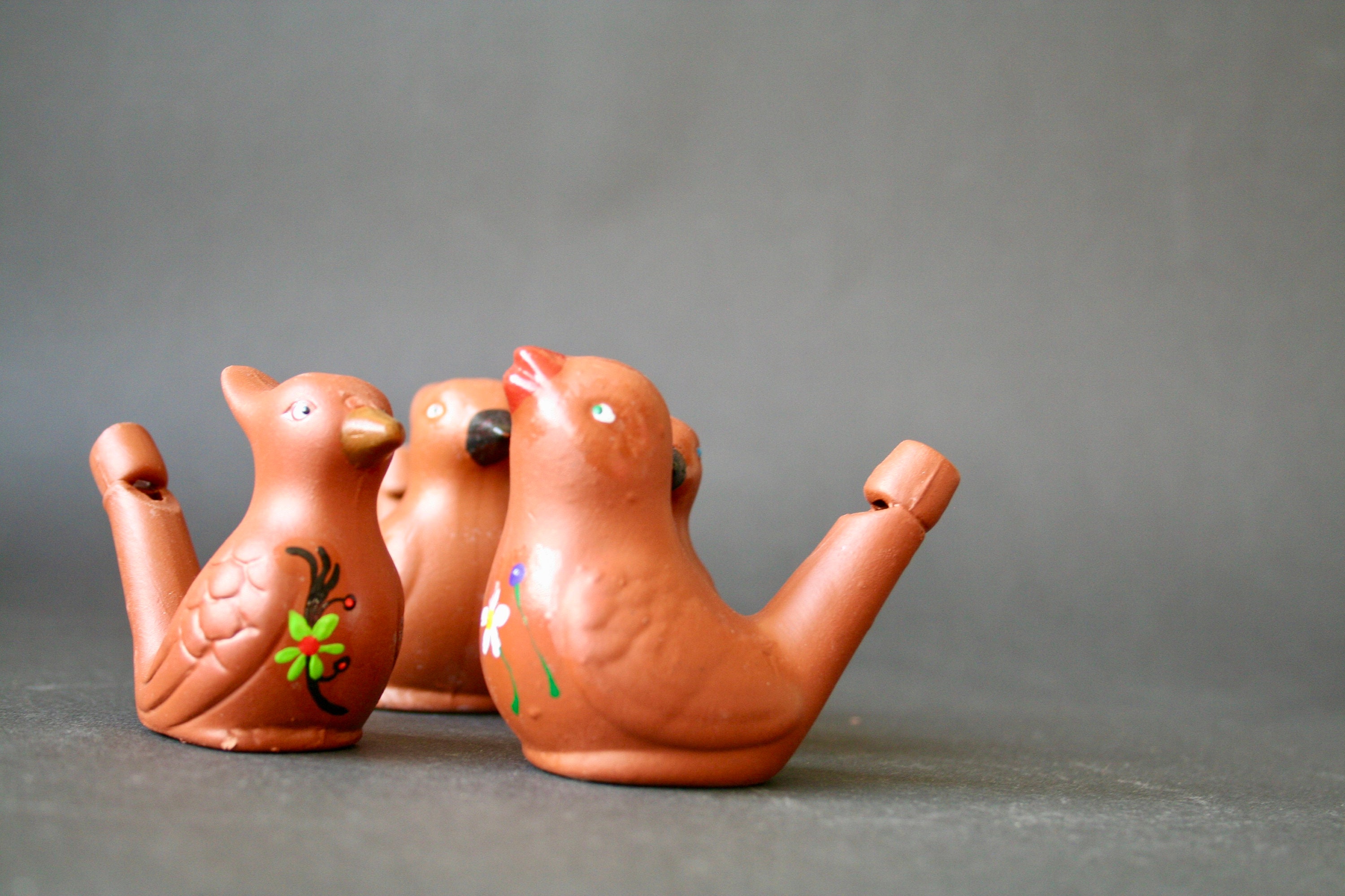 陶器製鳥笛 2 個 | 粘土製鳥水笛 | 卸売り可能 - Etsy 日本