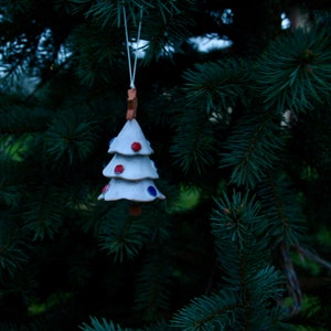 Ceramic Christmas Ornaments Handmade Ceramic Christmas Bells Ceramic Seasonal Decorations image 10