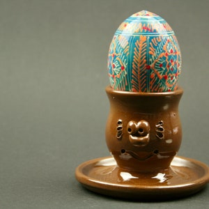 Ceramic Boiled Egg Serving Cup|Handmade Egg Cup