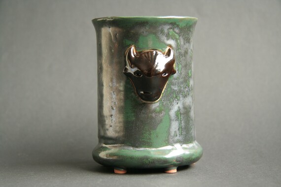 Unique Ceramic Mug|One of a Kind Mug|Handmade and Hand-painted Mug