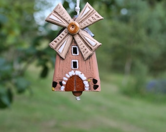 Miniature Windmill Bell Ornaments| Christmas Tree Ornaments|Year Round Garden Decoration|Wholesale Available
