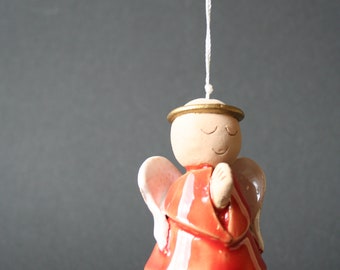 Ceramic Angel Bell Ornament| Christmas Tree Angel Ornament|Year Round Garden Ornament|Wholesale Available