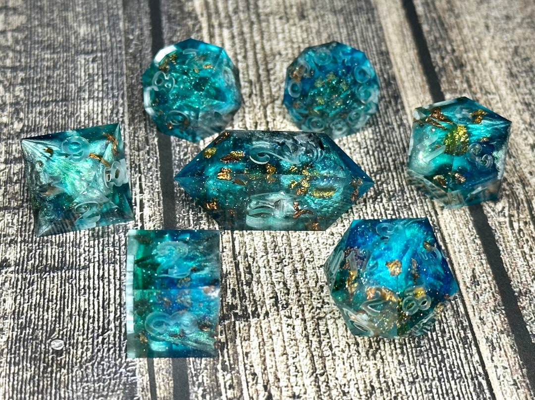Look Into the Depths Dice Set by Orbital Dice Etsy