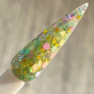 Summer Love Acrylic Powder, Dip Powder, Dips, Acrylic Powder for Nails, Dip Powder for Nails, Glitter Acrylic Powder, Acrylic Nail Powder