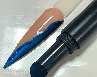 Blue Chrome Pigment Pen