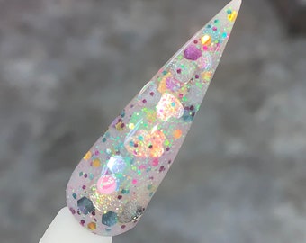 Cotton Candy Acrylic Powder, Dip Powder, Dips, Acrylic Powder for Nails, Dip Powder for Nails, Glitter Acrylic Powder, Acrylic Nail Powder