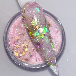 Lover at Heart Acrylic Powder, Dip Powder, Dips, Acrylic Powder for Nails, Dip Powder for Nails, Glitter Acrylic Powder, Acrylic Nail Powder