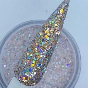 Fame & Fortune Acrylic Powder, Dip Powder, Dips, Acrylic Powder for Nails, Dip Powder for Nails, Glitter Acrylic Powder, Acrylic Nail Powder