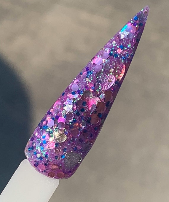 Clear Glitter Acrylic