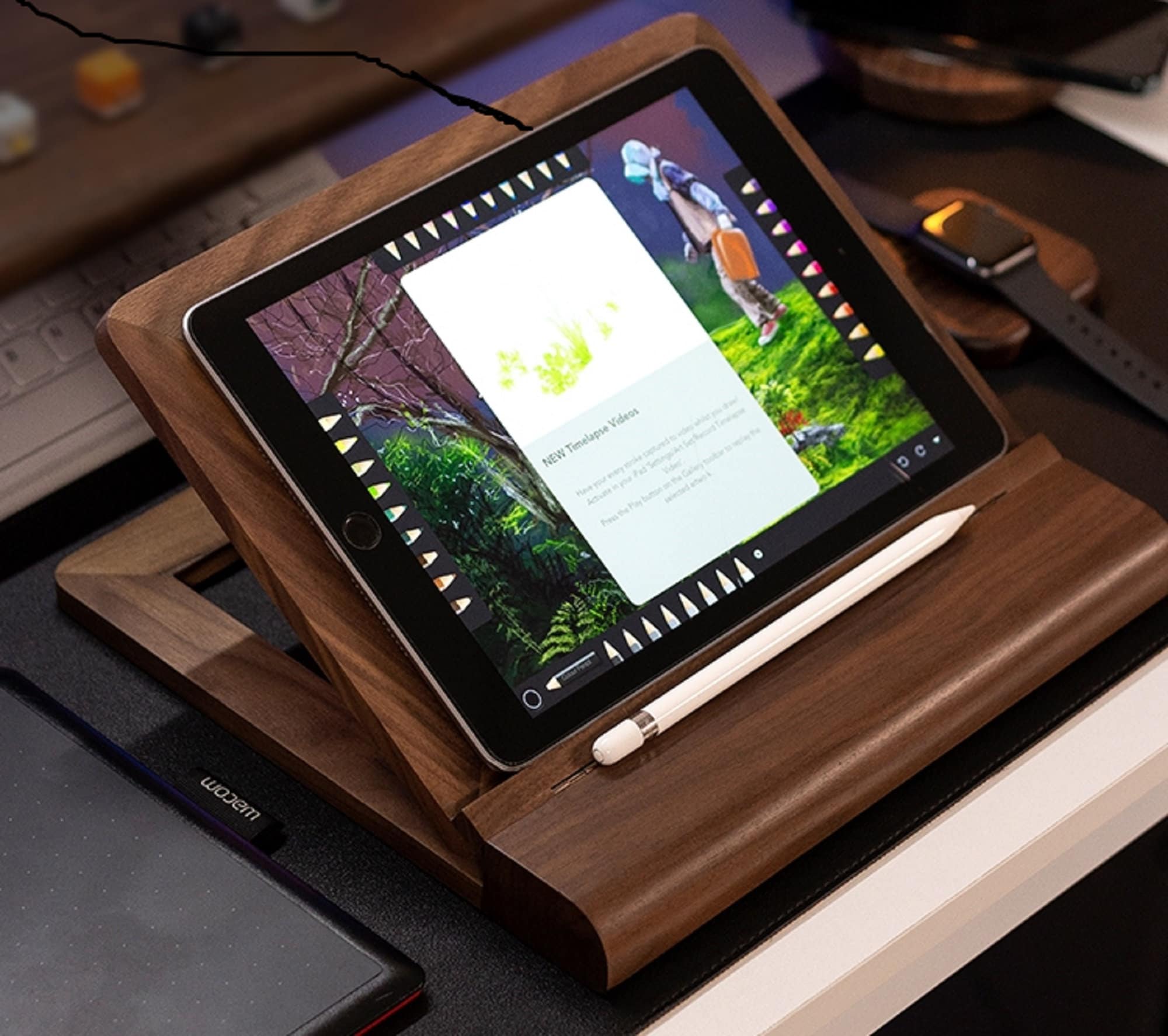 Adjustable wooden laptop stand wood laptop stand holder for Etsy