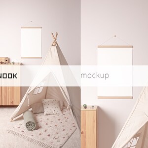 Maqueta de póster B1, Maqueta A4, Maqueta de impresión, Maqueta Psd, Maqueta de guardería, Maqueta vertical, Marco mínimo, Maqueta de marco, Maqueta de póster interior