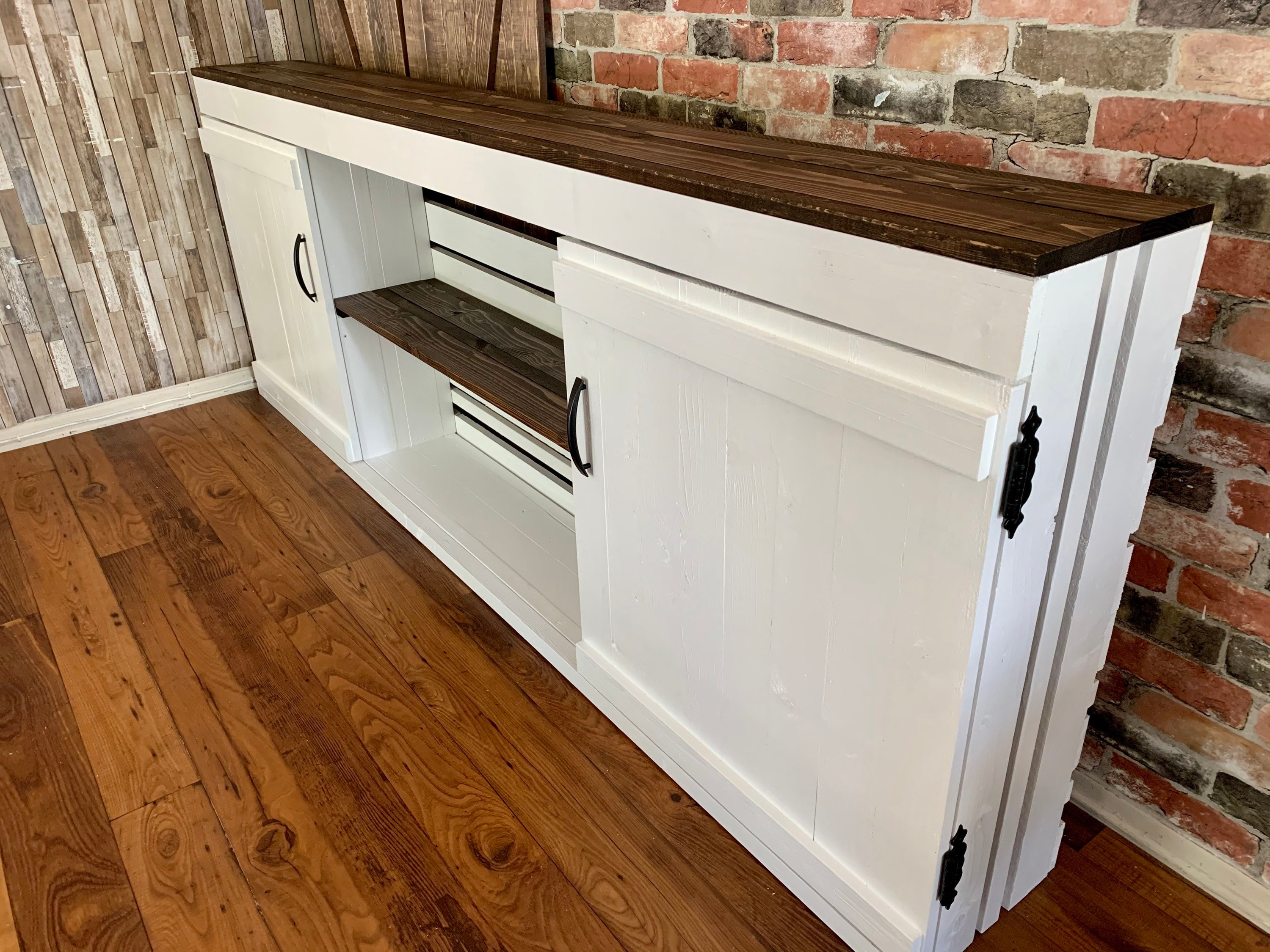 Rustic TV Stand Console Buffet Credenza Media Center 60 72 84 96
