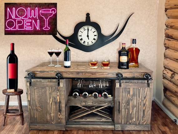 Wine bar online console table