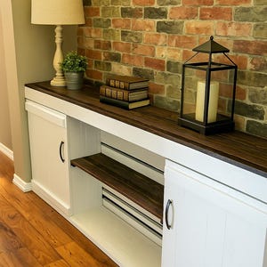 Rustic TV Stand Console Buffet Credenza Media Center 60&quot; 72&quot; 84&quot; 96&quot; wall unit