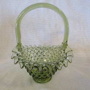 Green Fenton Basket 