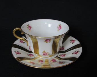 Bavaria Schumann Waldershof Mokkat 1901 Demitasse Tea Cup and Saucer