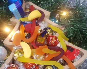 Bandeja del árbol de Navidad / Navidad / Lollies / Tratar